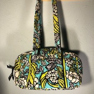 Vera Bradley Small Travel Duffle Bag Retired Island Blooms Purse Shoulder Bag